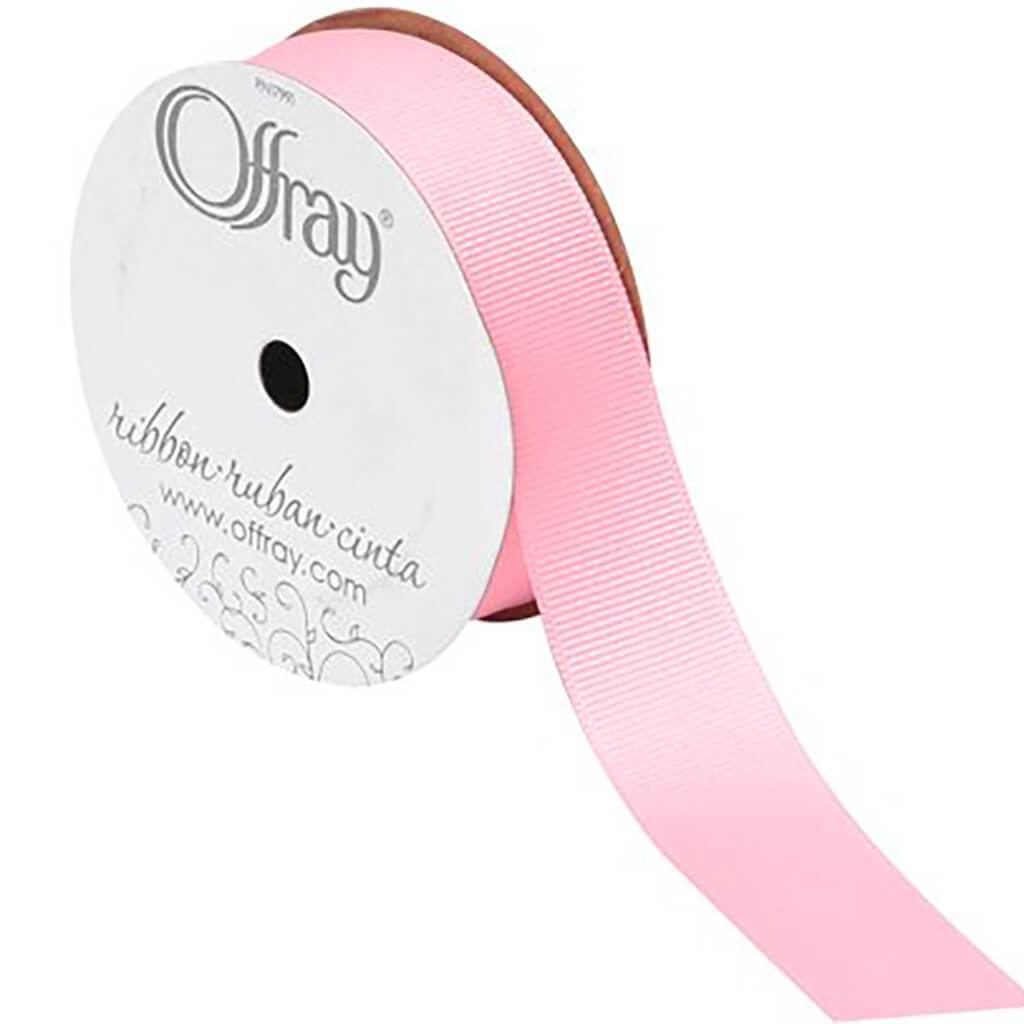 Ribbon Express Grosgrain 7/8in x 18ft Pink