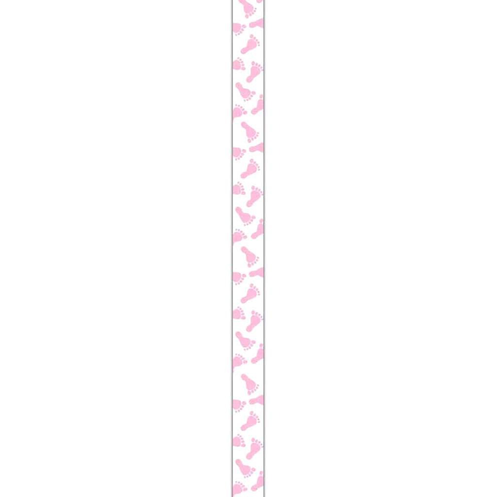 Babyfeet Satin 3/8in Ribbon Pink