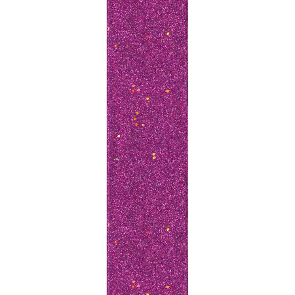 Glitterie Wired Edge 1.5in x 9ft Grape