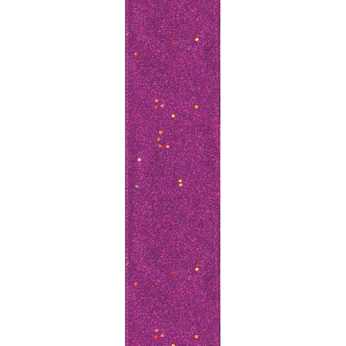 Glitterie Wired Edge 1.5in x 9ft Grape