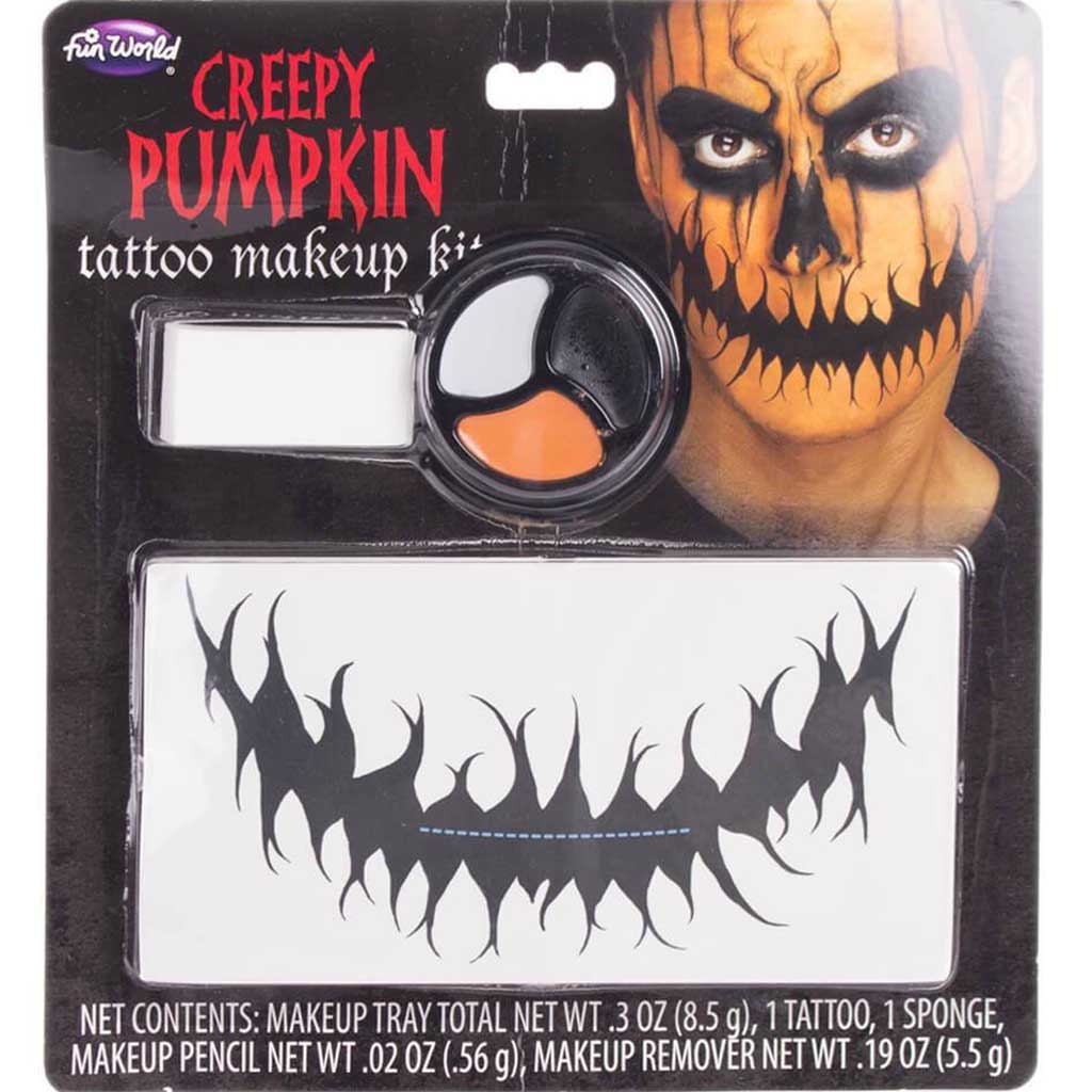 Freakshow Faces Creepy Pumpkin Makeup Kit