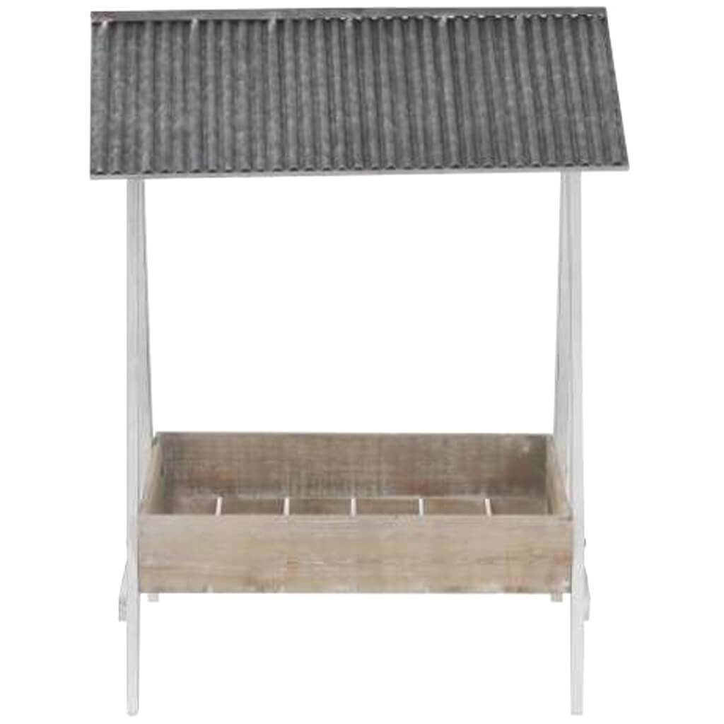 Wood Metal Flower Stand 23 in by 28 in