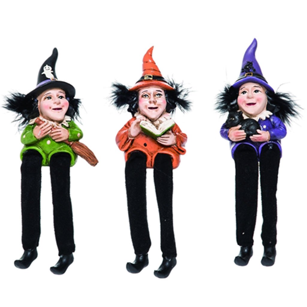 Res Witch Shelf Sitter 3 Assorted