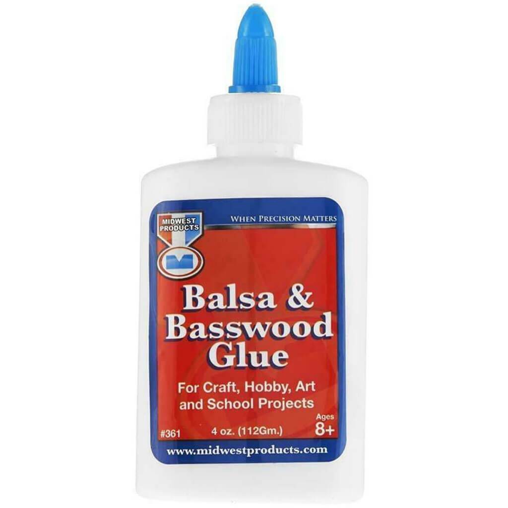 Glue Balsa &amp; Basswood Glue 4oz