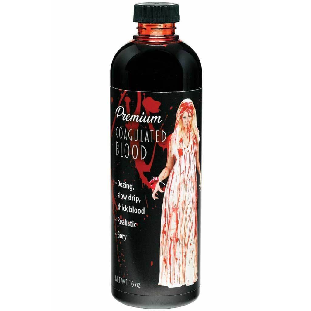 Coagulated Blood Halloween Makeup Bottle