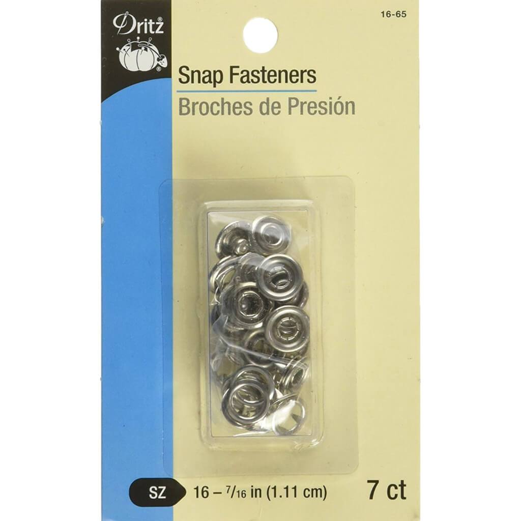 Snap Fasteners 0.437in 7pcs