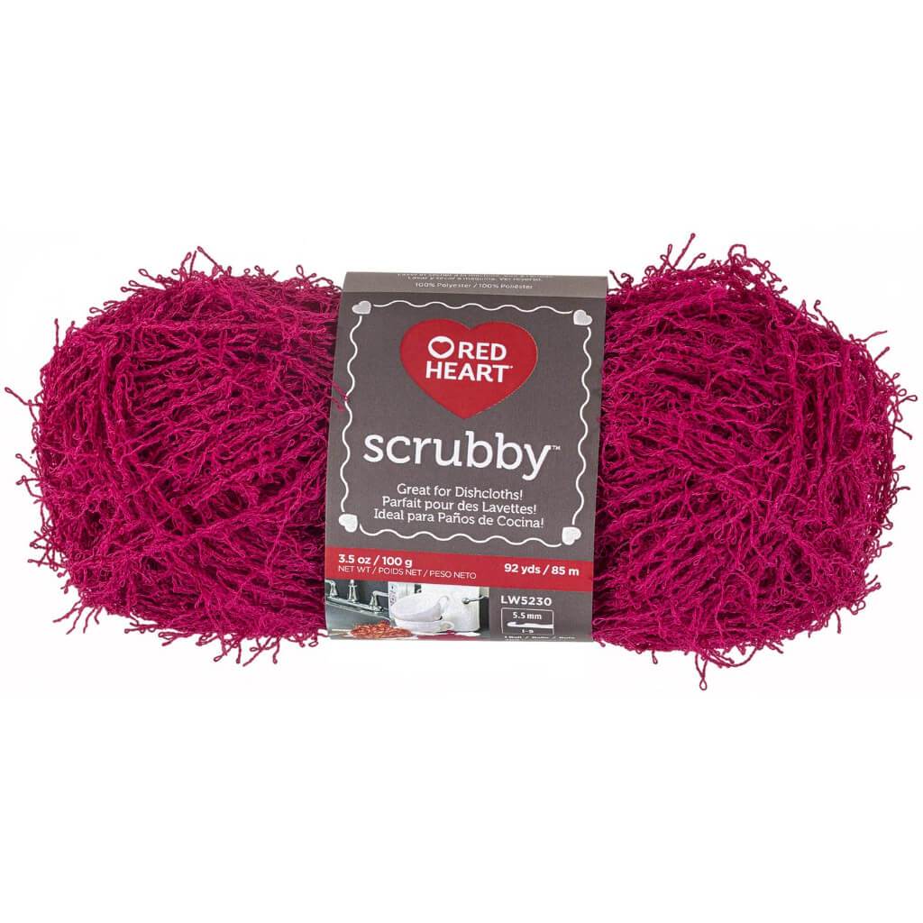 Red Heart Scrubby Yarn