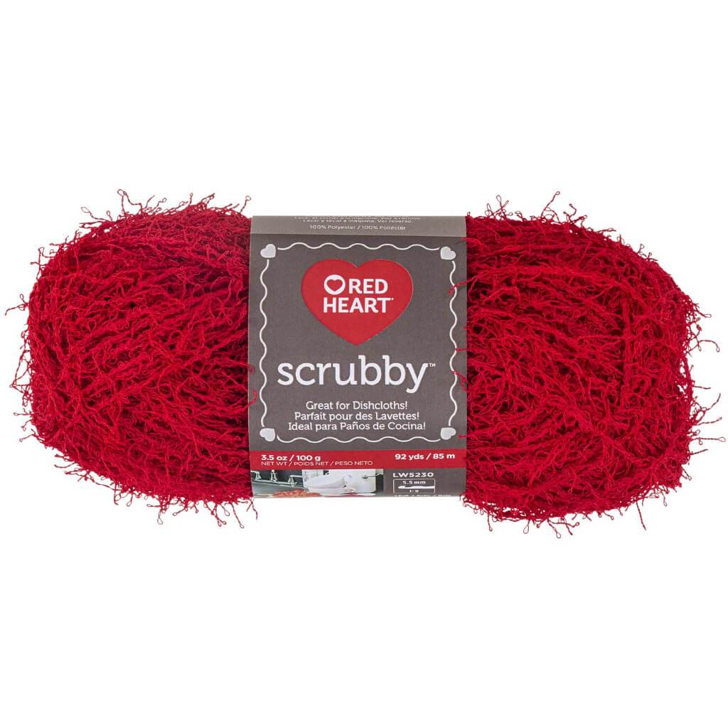 Red Heart Scrubby Yarn