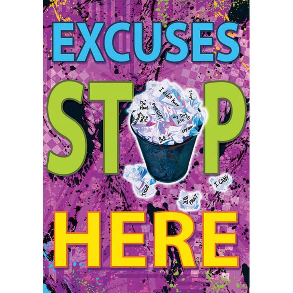 Excuses Stop Here Poster 