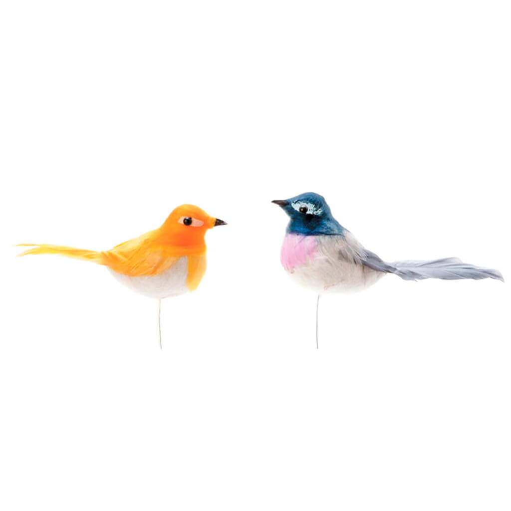 Bird Chickadee Assorted Colors 5in