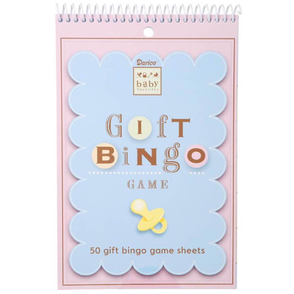 Baby Shower Game Pad Gift Bingo