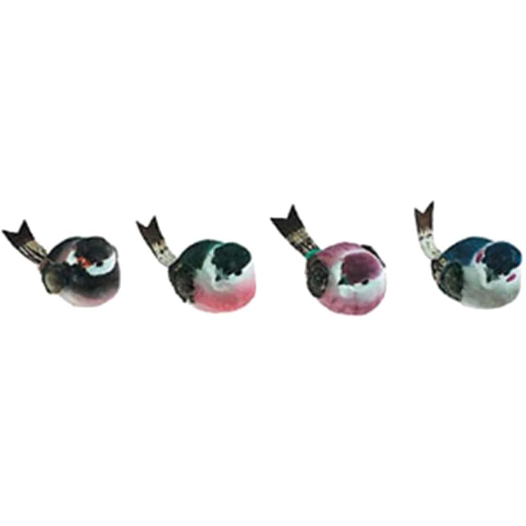 Mushroom Bird 4 Assorted Colors 3in