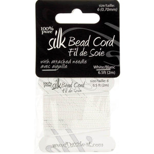 Silk Bead Cord With Needle