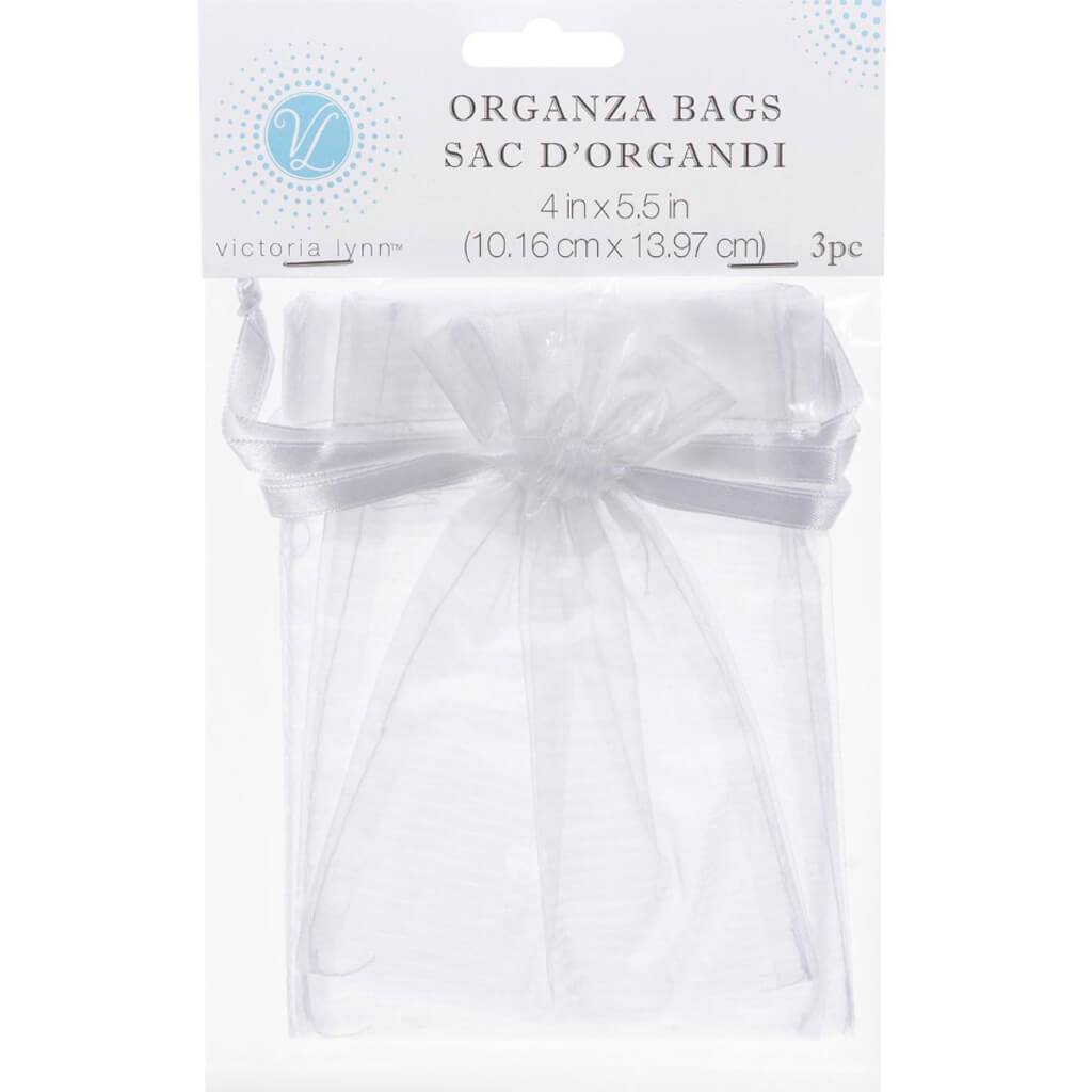 Organza Favor Bags 4in x 5.5in 3pcs