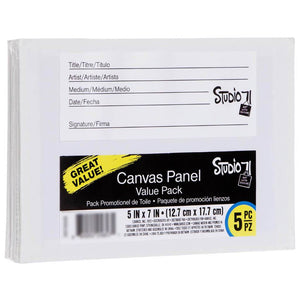 Studio 71 Canvas Panels Value Pack 5pcs