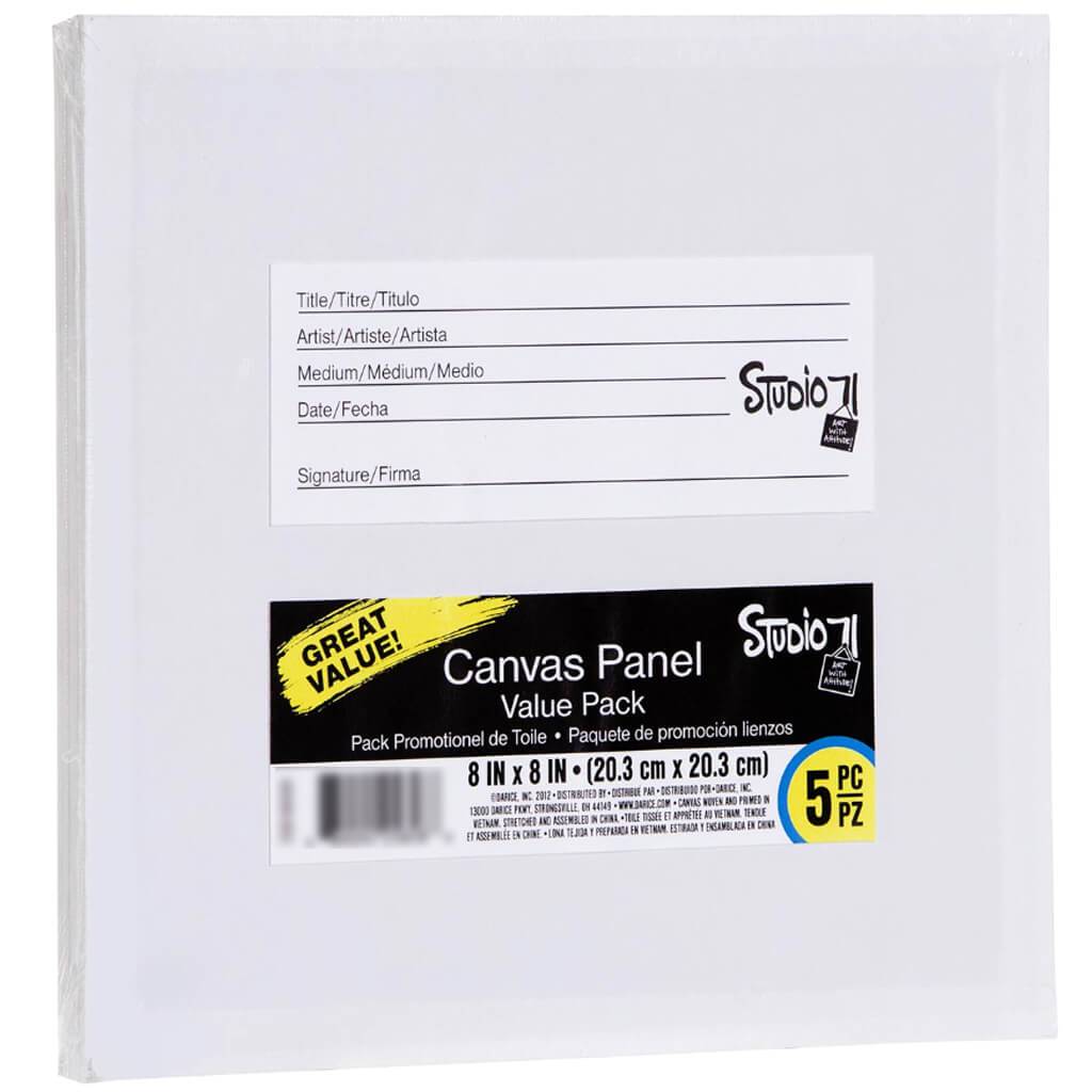 Studio 71 Canvas Panels Value Pack 5pcs