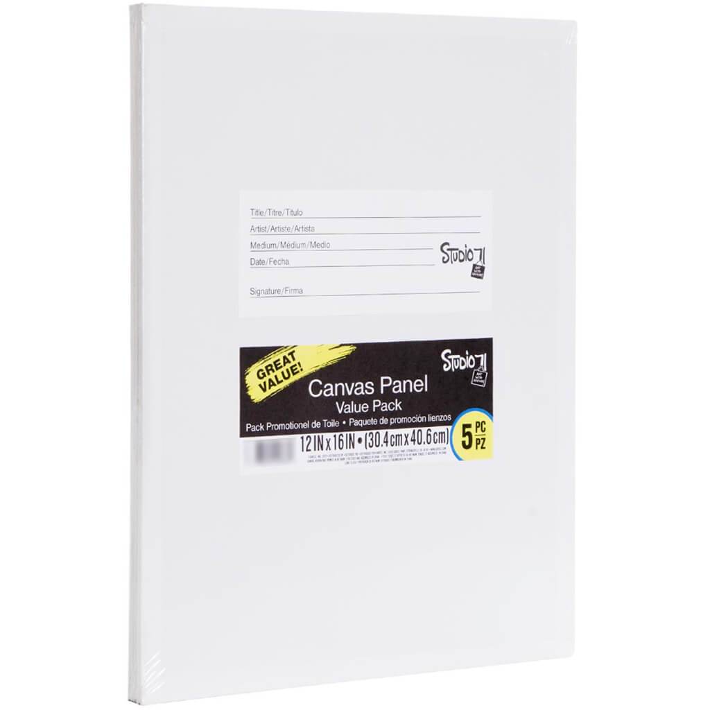 Studio 71 Canvas Panels Value Pack 5pcs