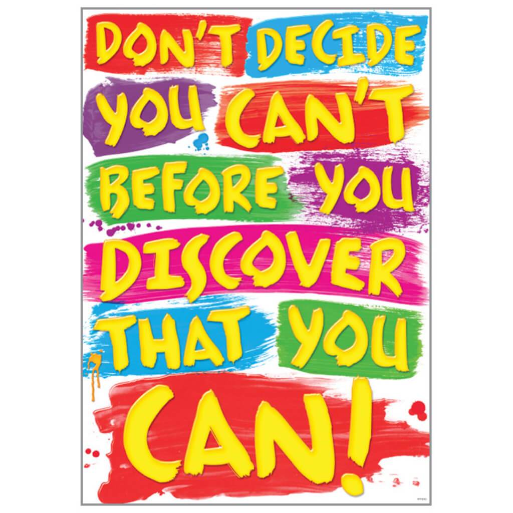 Don'T Decide You Can'T.. Poster 