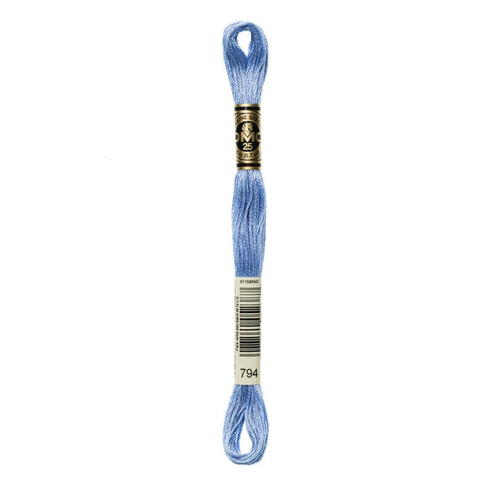 Dmc Floss Light Cornflower Blue Blue 
