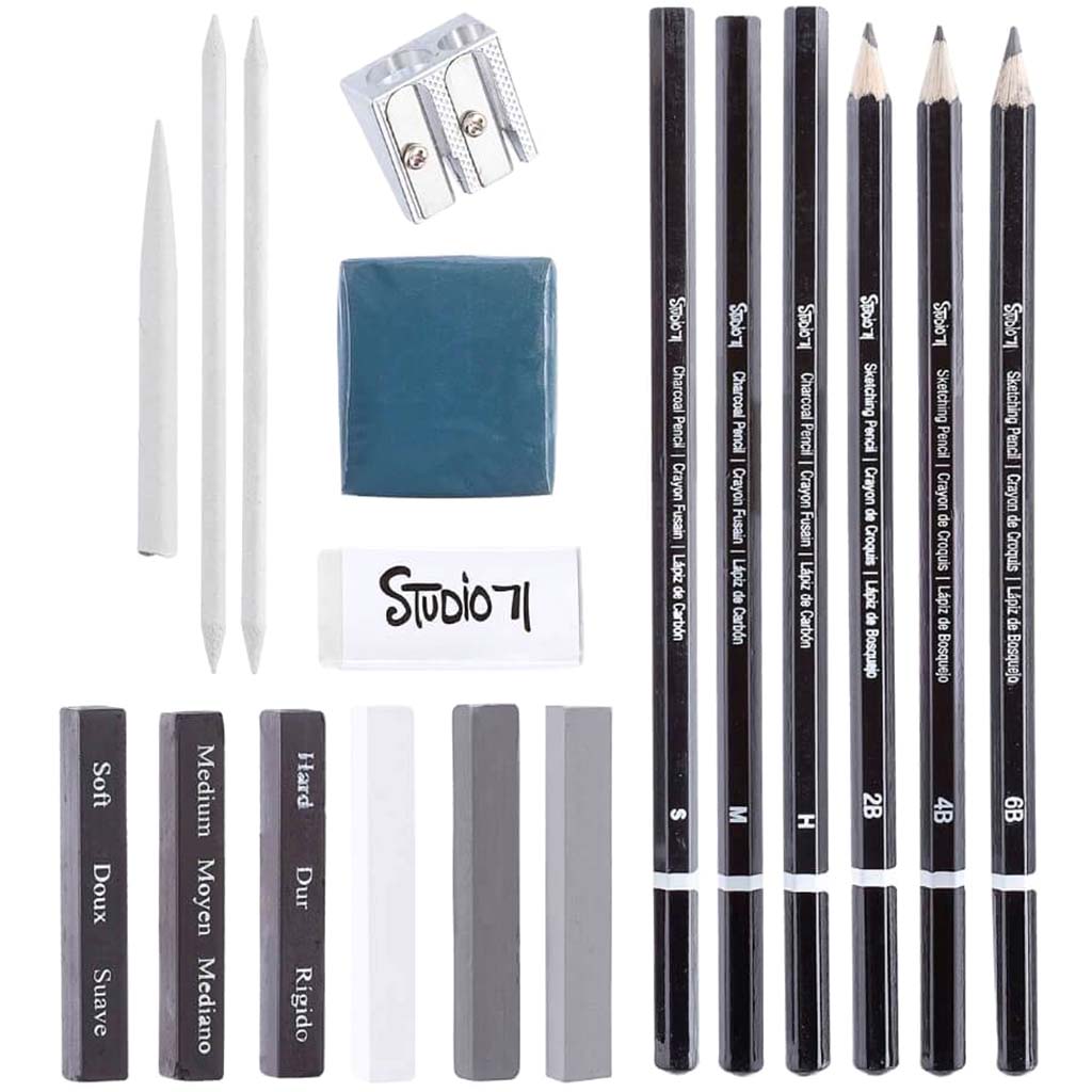 Studio 71 Artist Sketching Set: 18 Pieces