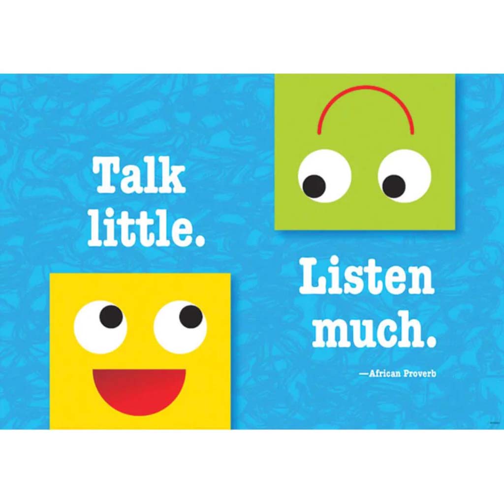 Talk Little Listen Much Poster 