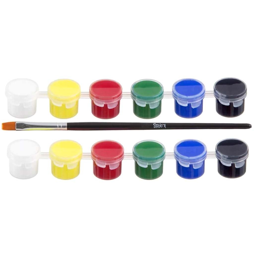 Studio 71 Acrylic Paint Pots: Basic, 13 Pieces