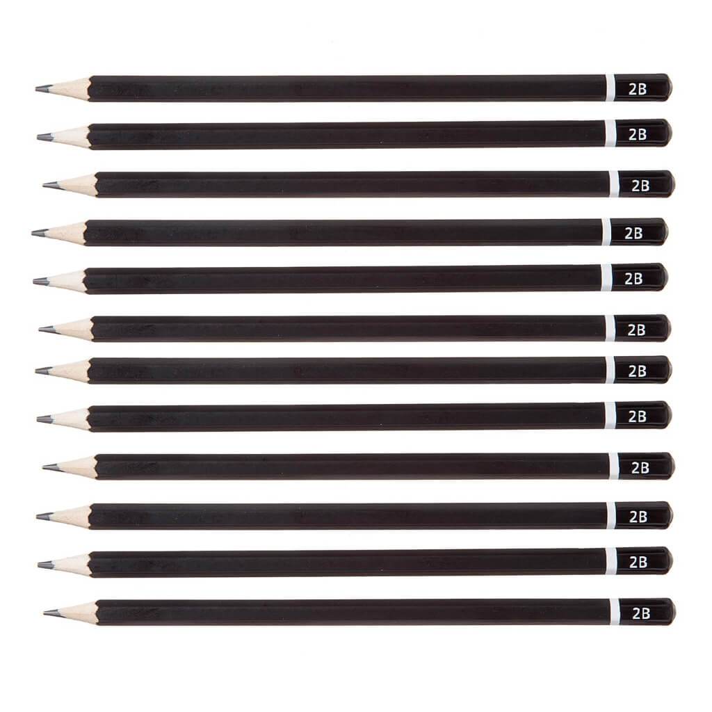 Studio 71 2B Pencils Set: 12 Pieces