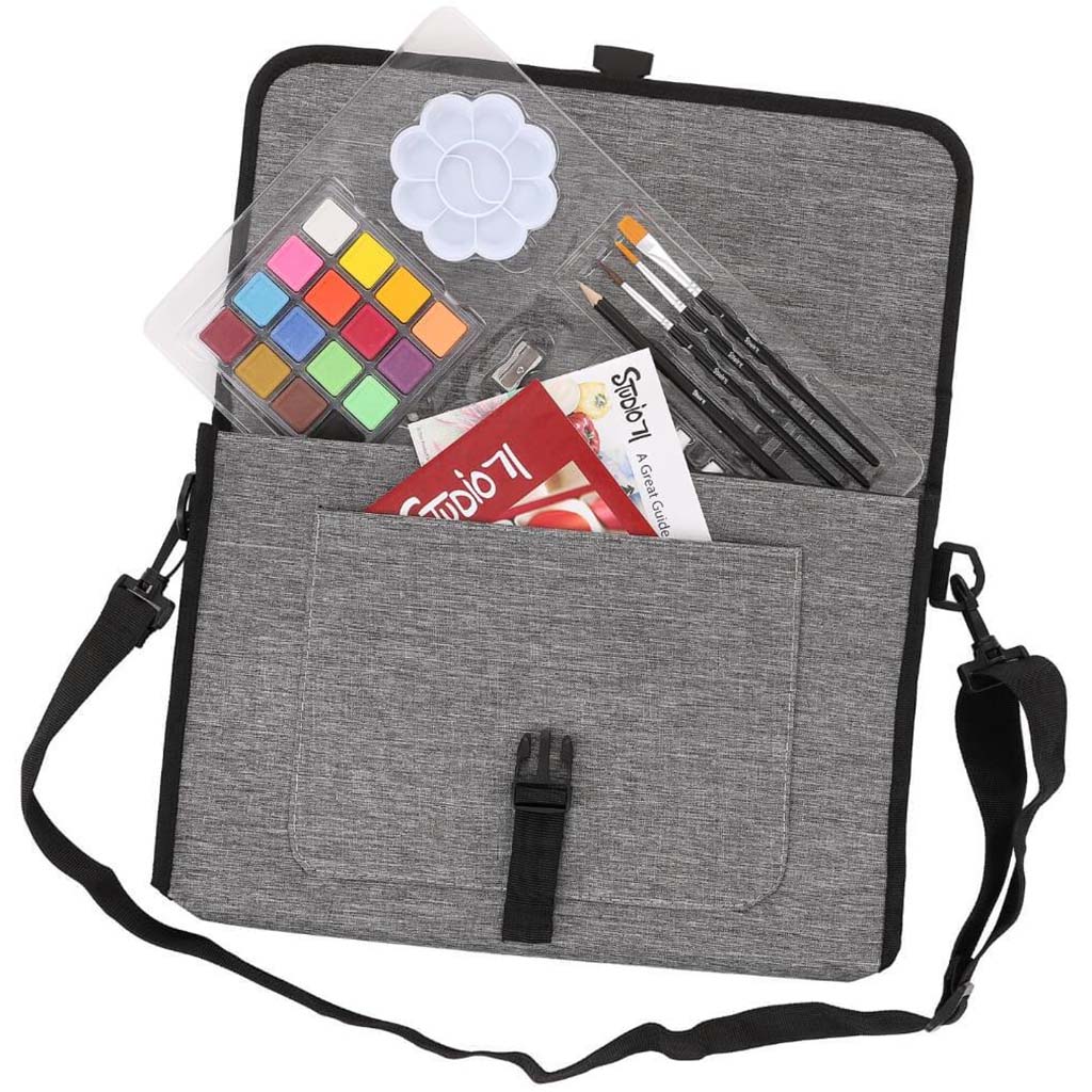 Studio 71 Mixed Media Set With Messenger Bag: 38 Pieces