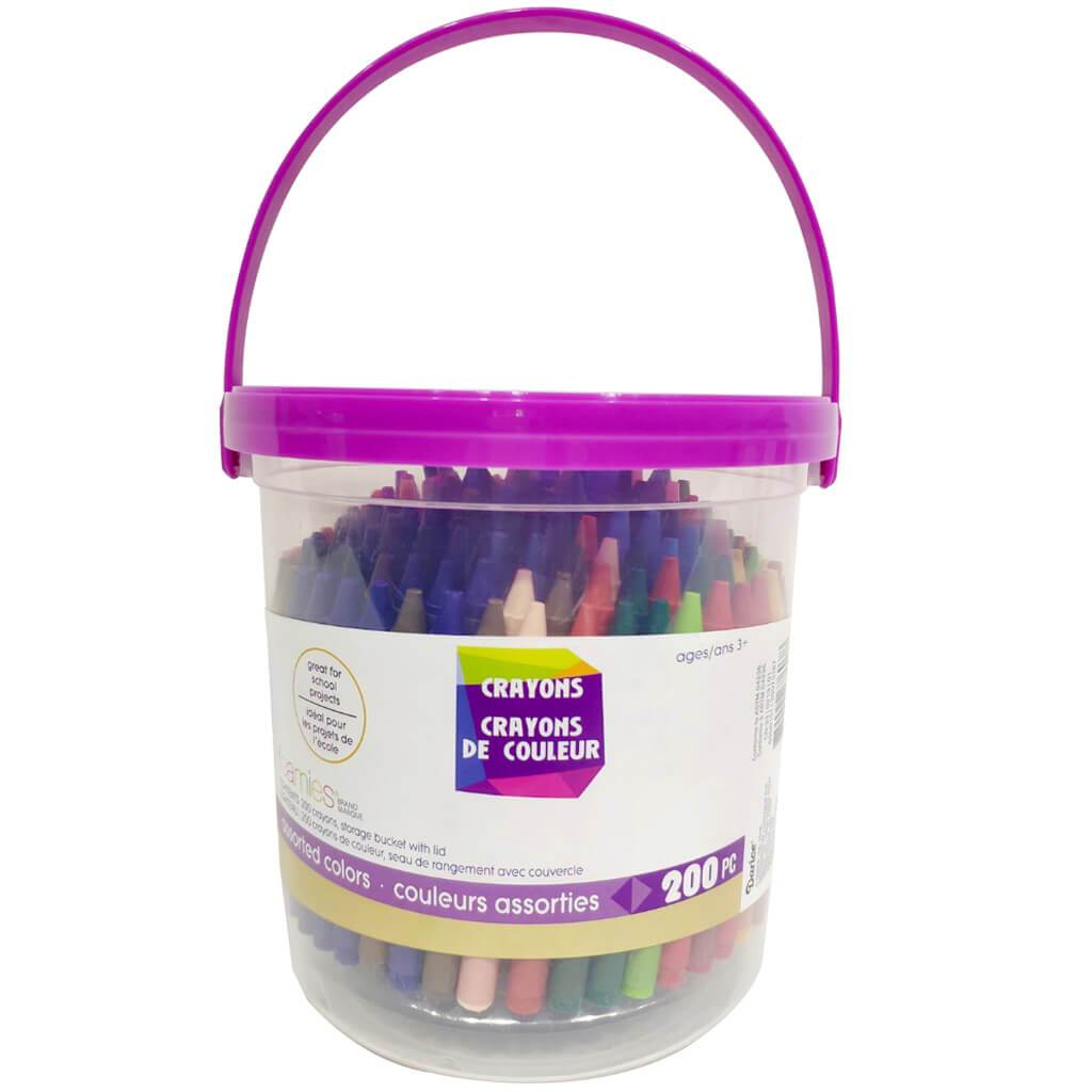 Crayon Bucket: 200 Pack