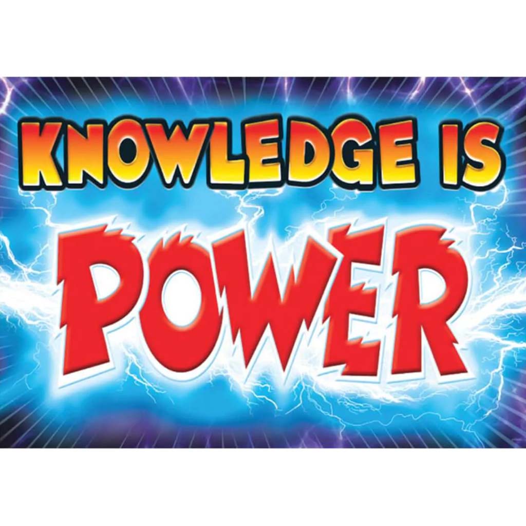 Knowledge Is Power Poster 