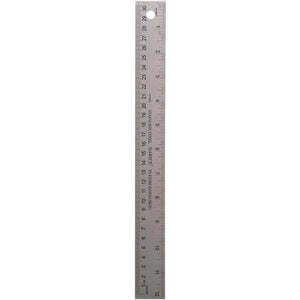 Stainless Steel Ruler: 12 inches