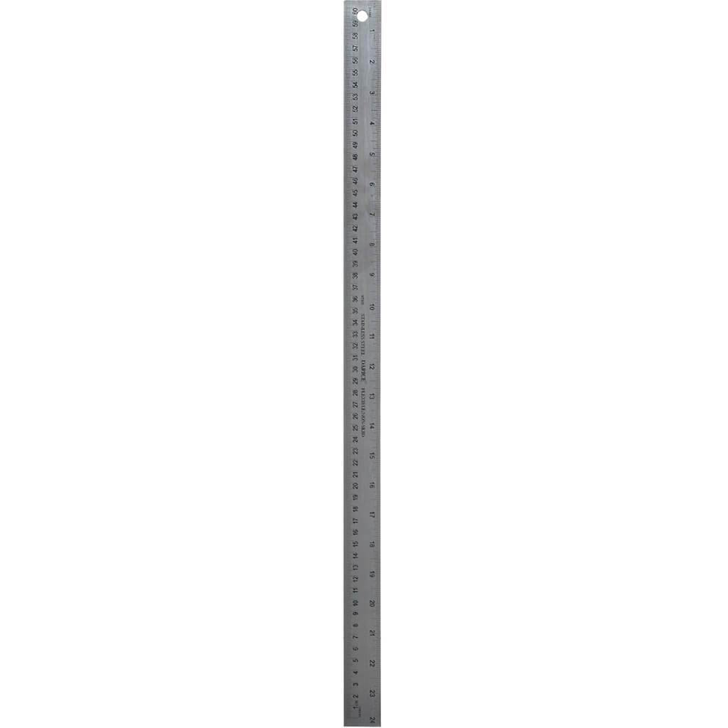 Stainless Steel Ruler: 12 inches