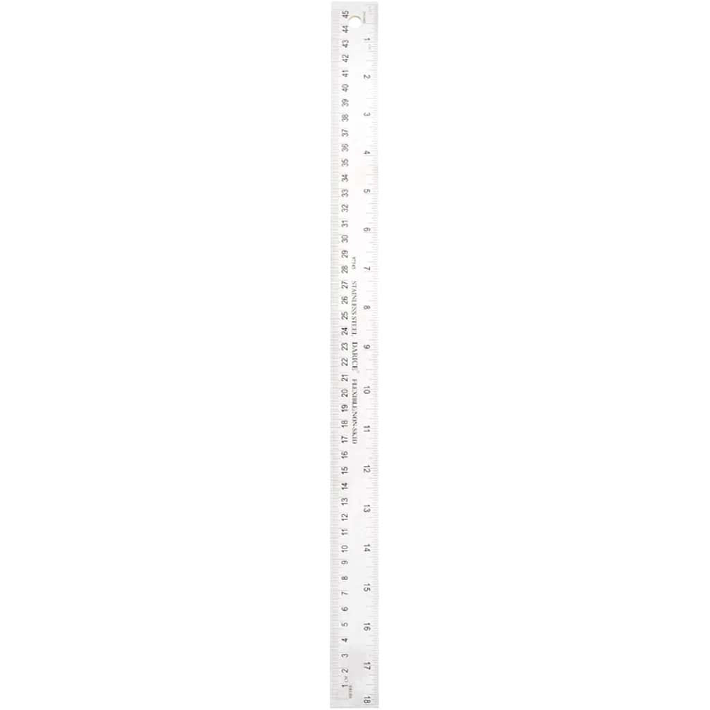 Stainless Steel Ruler 18in