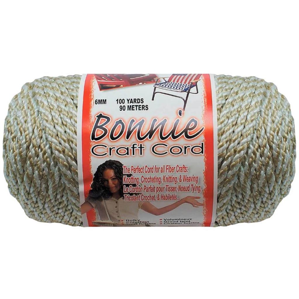 Bonnie Braided Cord Oatmeal 6mm x 100yd