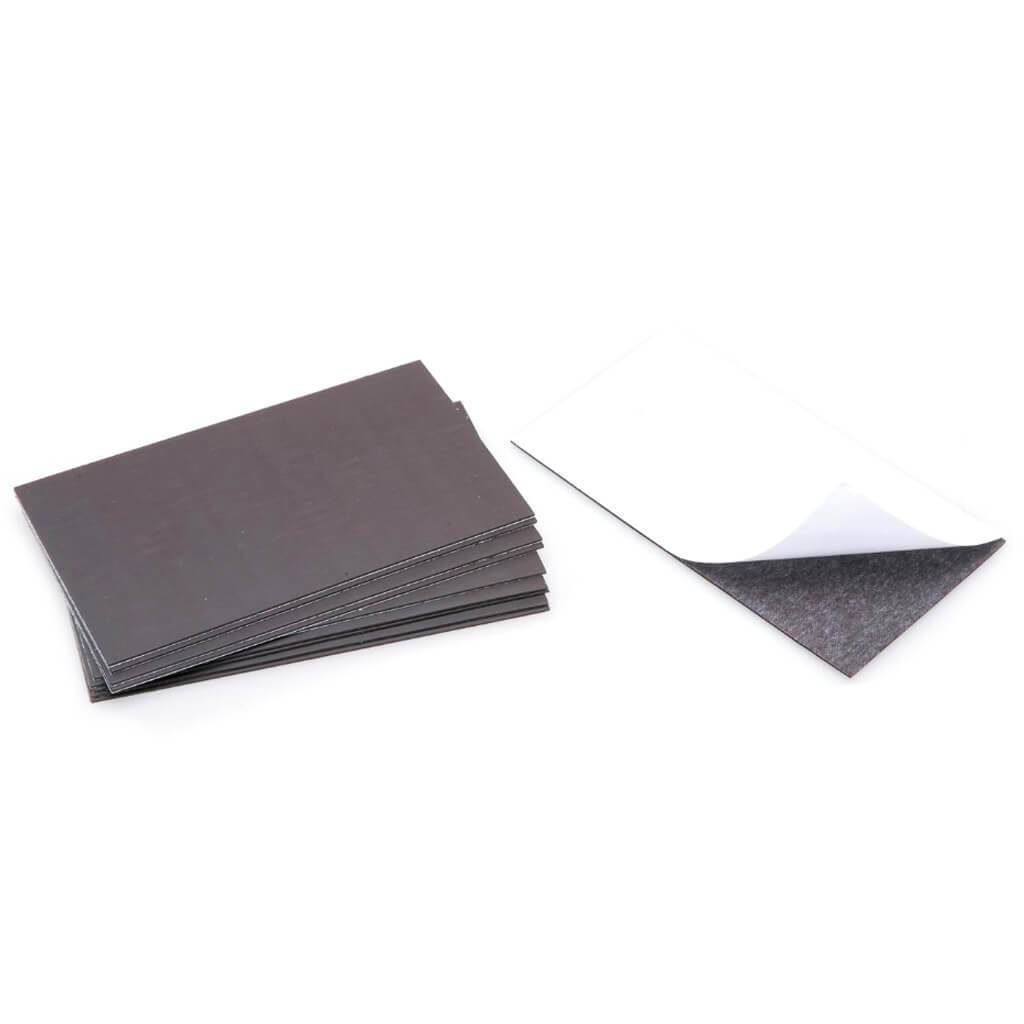 Sticky Back Magnet Card Black 2 x 3.5in 10pcs