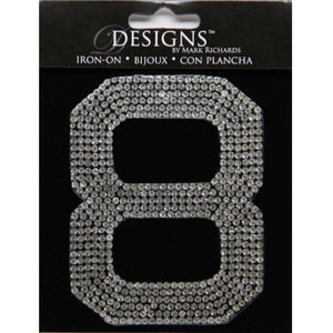 Iron On Bridal Bling 3.5in