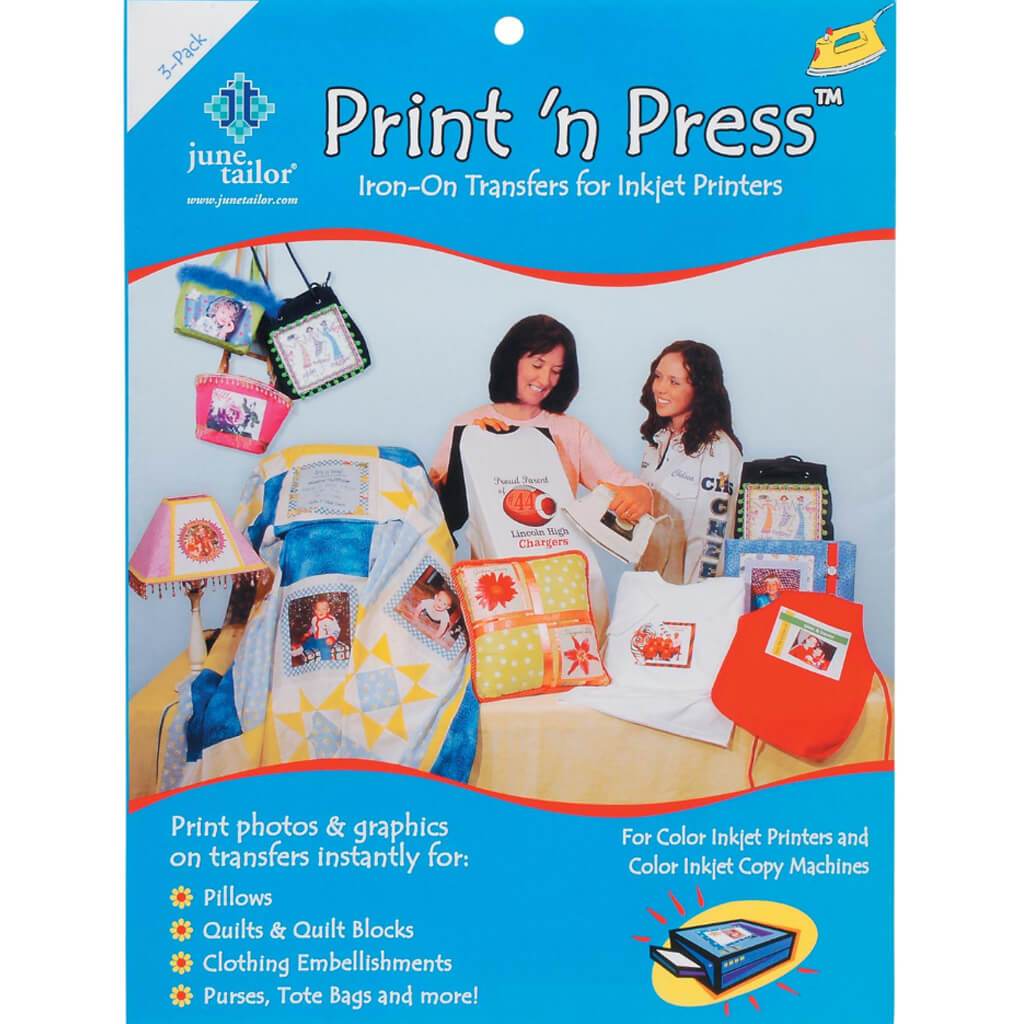 Print N Press Iron On Transfer Fabric Sheets