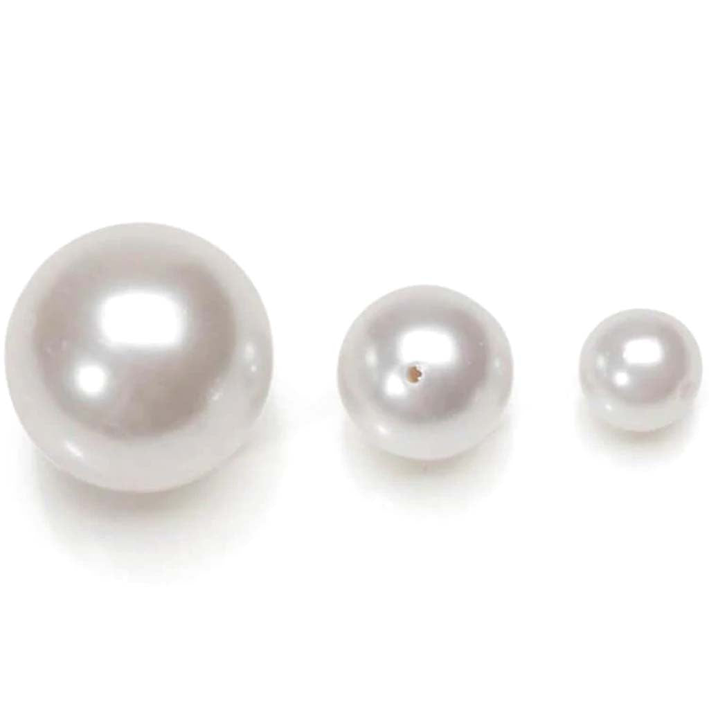 Florl Pearls Wht Lg 34pc