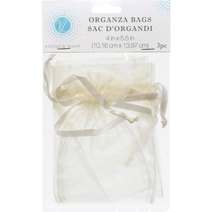 Organza Favor Bags 4in x 5.5in 3pcs