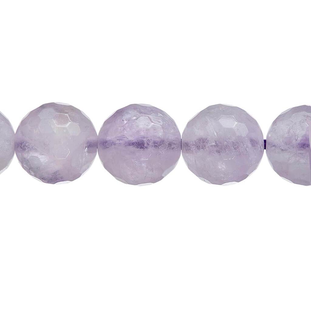 Amethyst Bead Strand: 15.5 Inches