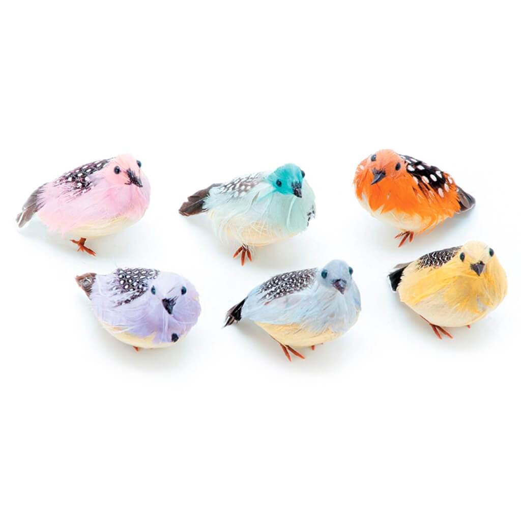 Bird Partridge Assorted Colors 3in