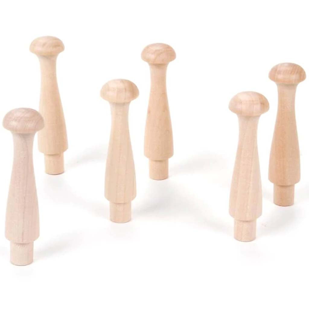 Wood Shaker Peg 3-1/2in 10pcs Big Value