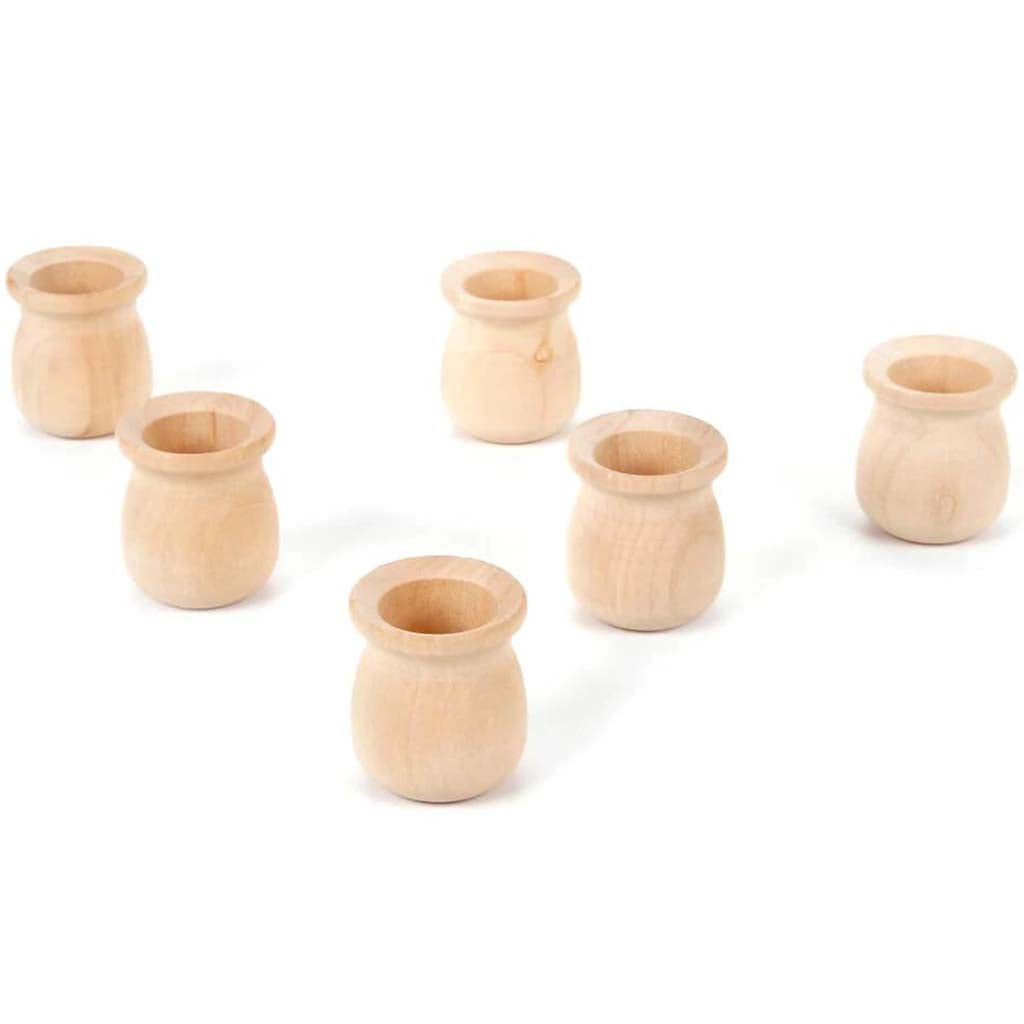 Wood Candle Cup Large - 1-5/8in 8pcs Big Value