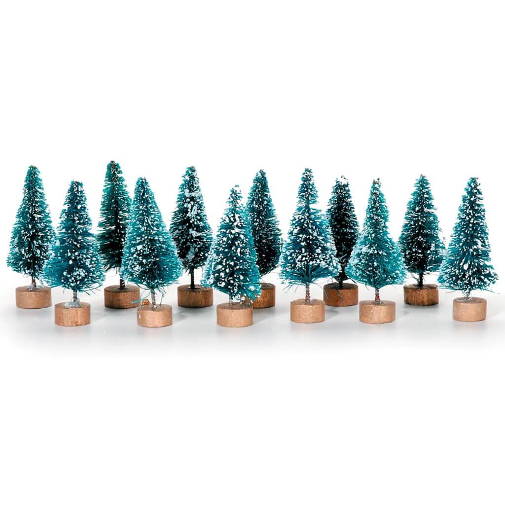 Sisal Tree with Frost 12pc, 1.50in