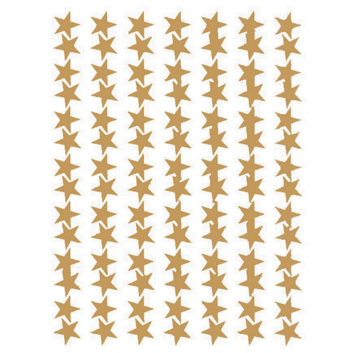 Gold Stars Foil Stickers 