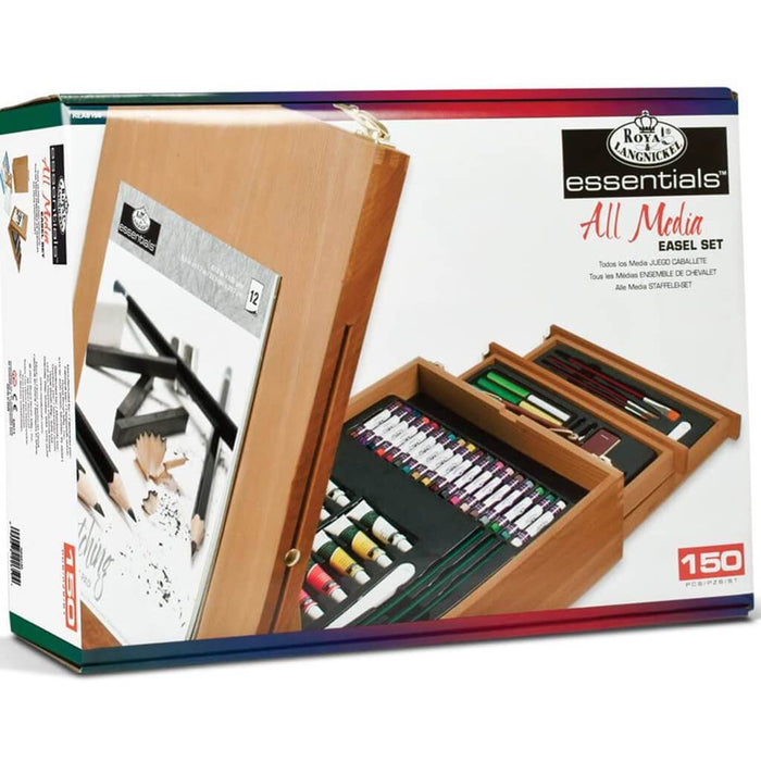 Royal & Langnickel Essentials Mixed Media Studio Art Easel Set 151pcs