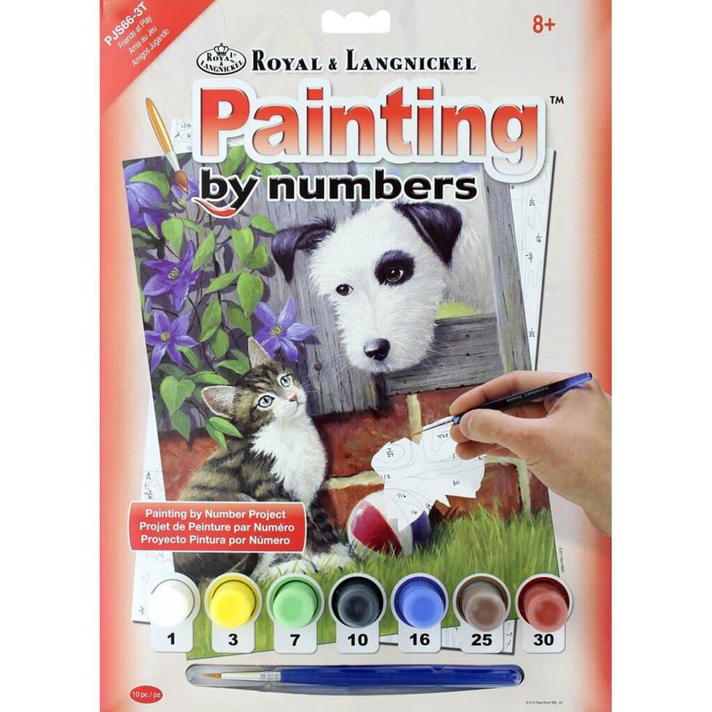 Paint By Number Junior Small Friends At Play 1