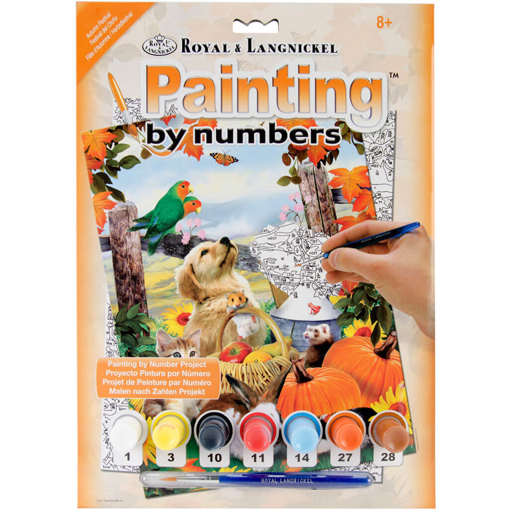 Royal Brush &quot;Autumn Festival&quot; Painting by Numbers Kit