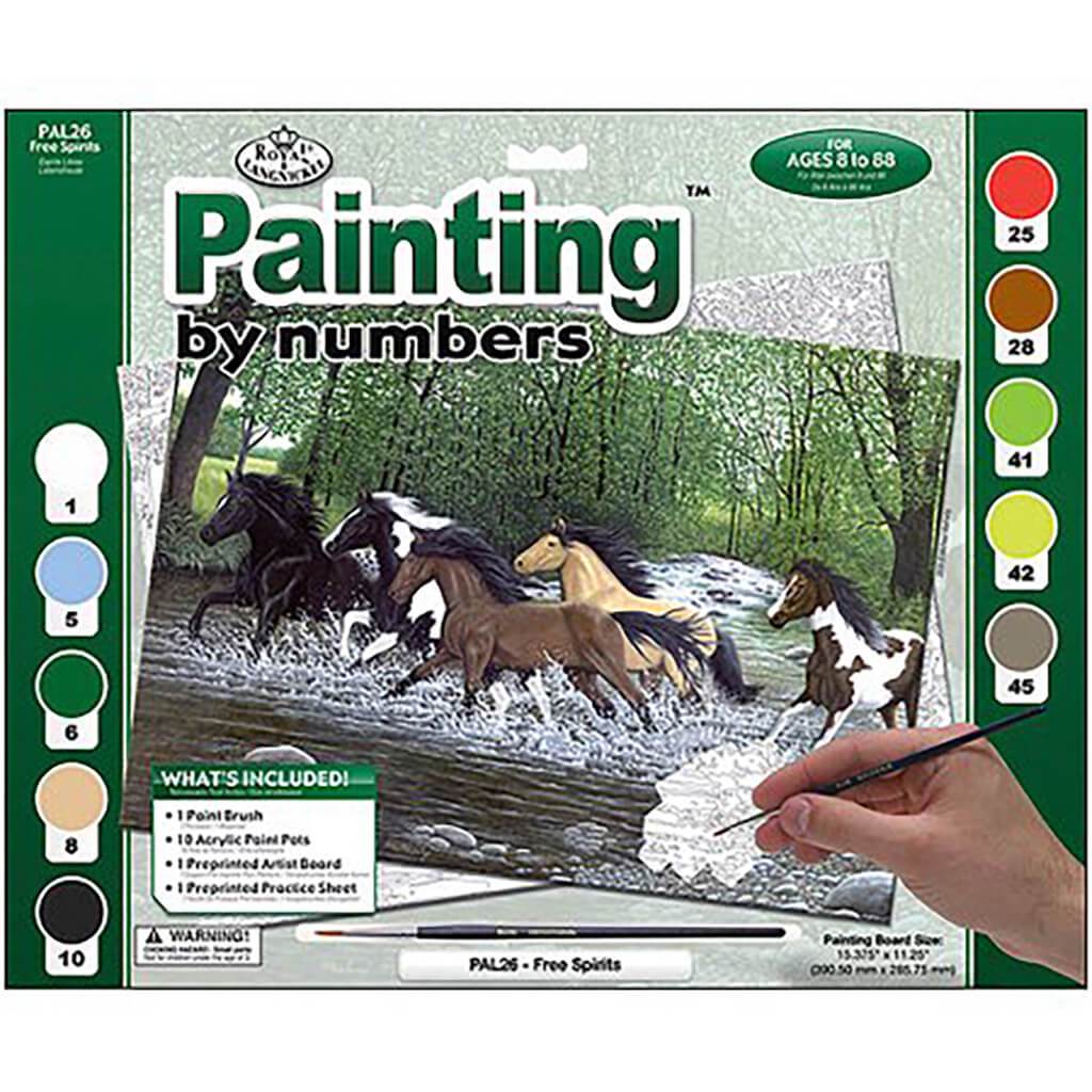 Painting By Numbers Adult Large Free Spirits