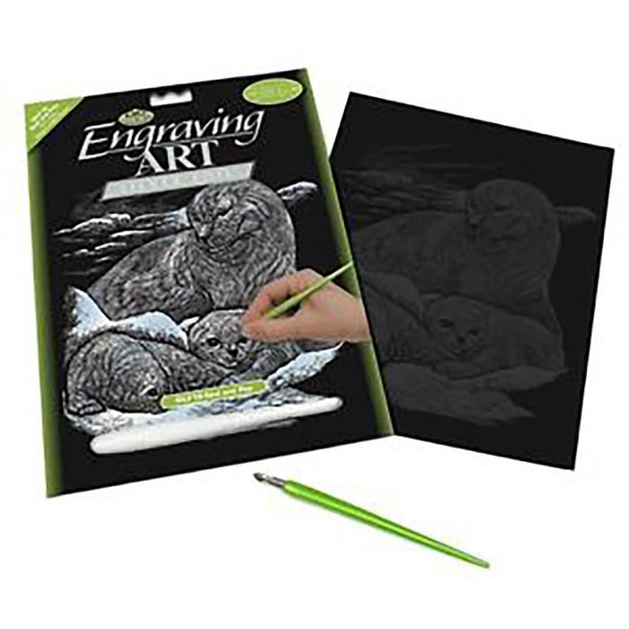 Silver Engraving Seal & Pup